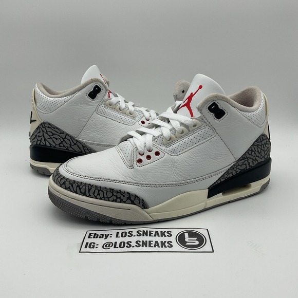 Size‎ 8 - Jordan 3 Retro Mid White Cement Reimagined (DN3707-100)